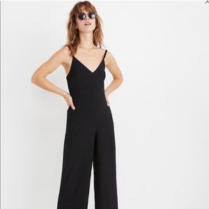 Madewell Wide Leg Black Jumpsuit